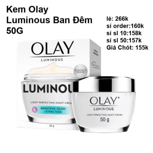 Kem dưỡng sáng da mặt ban đêm Olay Luminous 50g