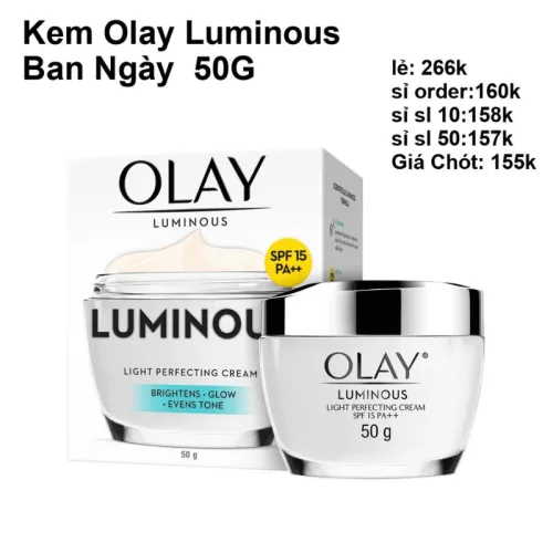 Chỗ sỉ kem Face Dưỡng Sáng Da Olay Luminous Spf 15 Ban Ngày 50g