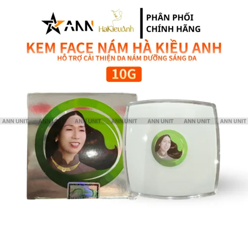 Kem Face Nám Bạc Hà Kiều Anh, hũ 10g