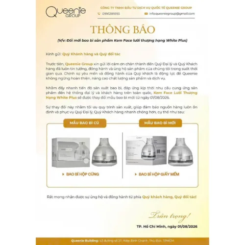 Shop sỉ kem Face Lười Queenie Skin Phiên Bản Thượng Hạng 2024 Giảm Thâm Nám
