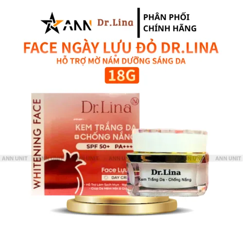 Nguồn hàng sỉ kem Face Lựu Đỏ Dr.Lina Whitening Face Dưỡng Trắng Da Chống Nắng SPF50+ PA++++ Ban Ngày 25g