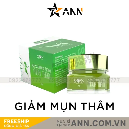 Kem dưỡng da SON Face màu xanh, 5 g