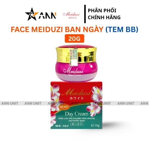Kem Face Meiduzi Đỏ 20gr dùng ban ngày, bản mới có tem BB