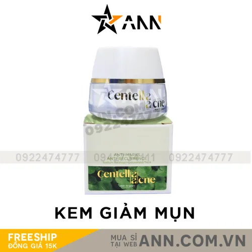 Shop sỉ kem Face Mụn Rau Má Jiuhe Centella Acne Thanh Tô Cosmetics 10g