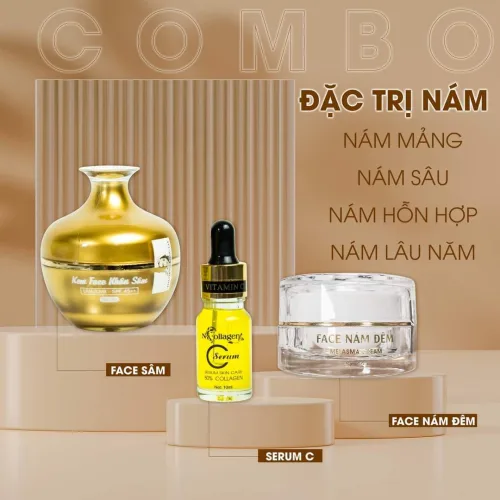 Kem N Collagen dòng Face Nám Đêm, khối lượng 25g