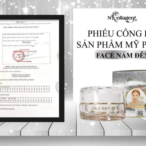 Kem N Collagen dòng Face Nám Đêm, khối lượng 25g