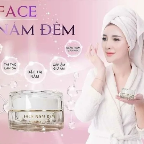 Kem N Collagen dòng Face Nám Đêm, khối lượng 25g