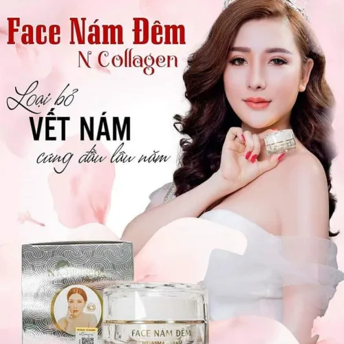 Kem N Collagen dòng Face Nám Đêm, khối lượng 25g