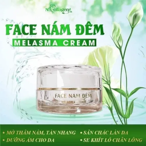 Kem N Collagen dòng Face Nám Đêm, khối lượng 25g