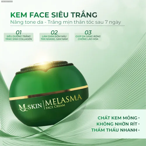 Nguồn hàng sỉ kem Siêu Trắng MQ Skin Melasma