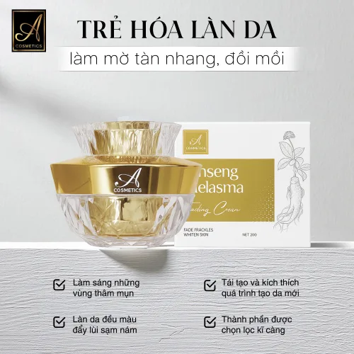 Kem Ginseng Melasma A Cosmetics 20g dành cho da nám