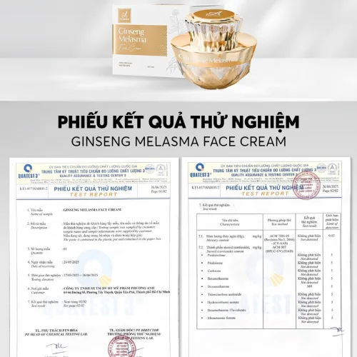 Kem Ginseng Melasma A Cosmetics 20g dành cho da nám