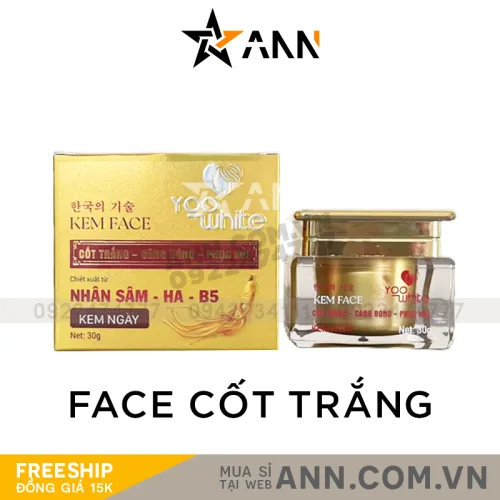 Kem ngày Yoo White 30g – Kem Face Cốt Trắng Nhân Sâm