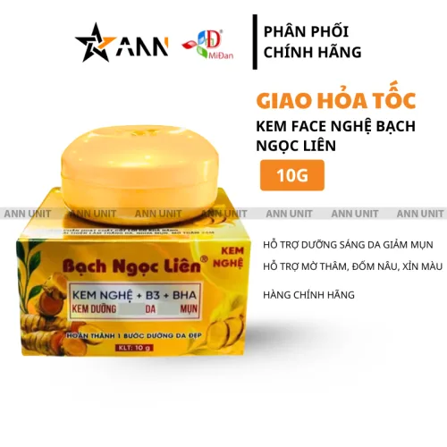 Kem nghệ Bạch Ngọc Liên chăm sóc da mặt, hũ 10g