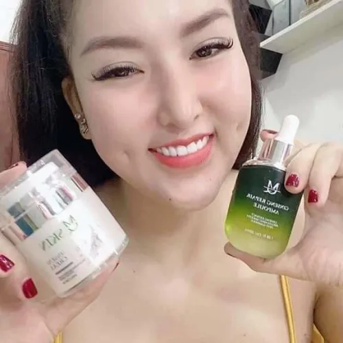 Kem Nhân Sâm MQ Skin Ginseng White Cream 30g