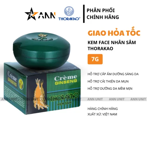 Chuyên sỉ kem Face Nhân Sâm Thorakao 7g