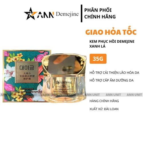 Kem Demejine DN Plus Face xanh lá, phục hồi da 35g