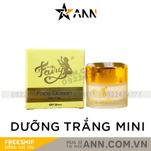 Chỗ sỉ kem Face Queen Dưỡng Trắng Da Mặt Cao Cấp Fairy Cosmetics Phiên Bản Mini 10gr