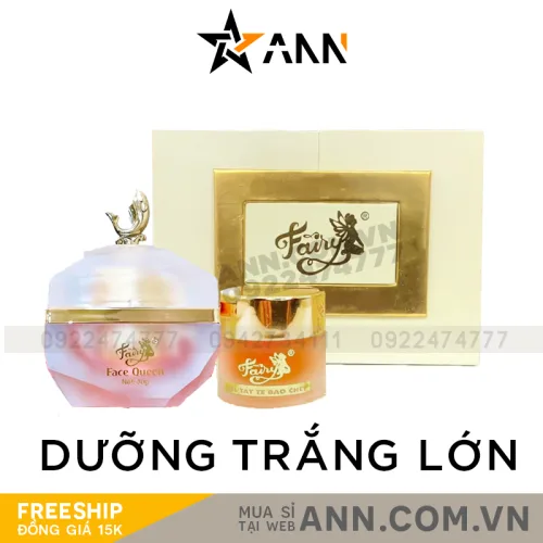 Kem Face Super Vip Whitening Queen Fairy Cosmetics tặng Gel Tẩy Tế Bào Chết