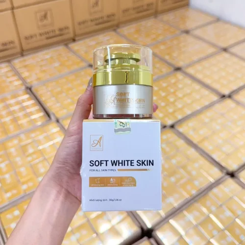 Khám phá Kem Face Sữa Mịn A Cosmetic 30g - Kem Face Soft White Skin Face Lotion Phương Anh Chính Hãng thuộc nhóm Kem giảm mụn thâm