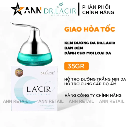 Dr Lacir La'cir Whitening Kem Đêm Dưỡng Da 35g