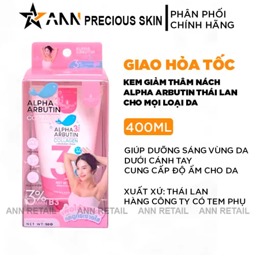 Chuyên sỉ kem Giảm Thâm Nách Alpha Arbutin Precious Skin Thái Lan 50g