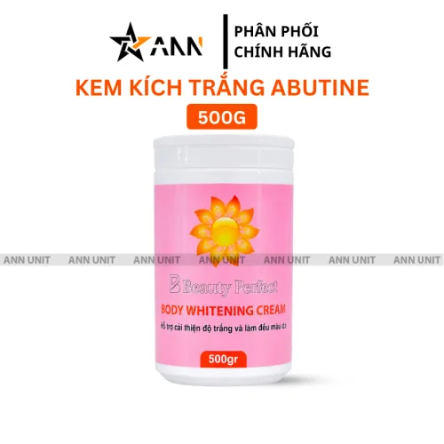Chuyên sỉ kem Kích Trắng Beauty Perfect Body Whitening Cream Hồng 500g Phiên Bản Việt Nam
