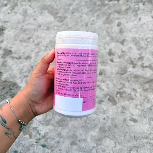 Chuyên sỉ kem Kích Trắng Beauty Perfect Body Whitening Cream Hồng 500g Phiên Bản Việt Nam