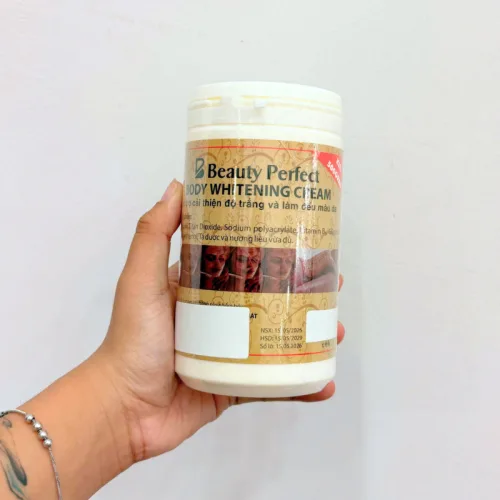Kem Kích Trắng Dưỡng Sáng Da Beauty Perfect Body Whitening Cream 500g Phiên Bản Việt Nam phù hợp để tham khảo khi chọn Mỹ phẩm chăm sóc cơ thể