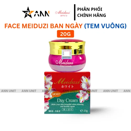 Kem Meiduzi Đỏ Ban Ngày Tem Vuông