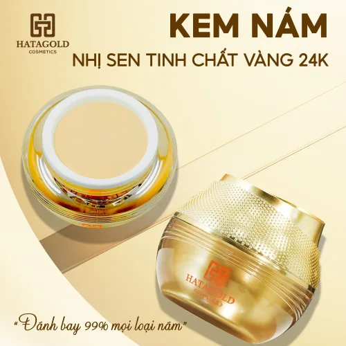 Kem nám Hatagold Cosmetics Nhị Sen Tinh Chất Vàng