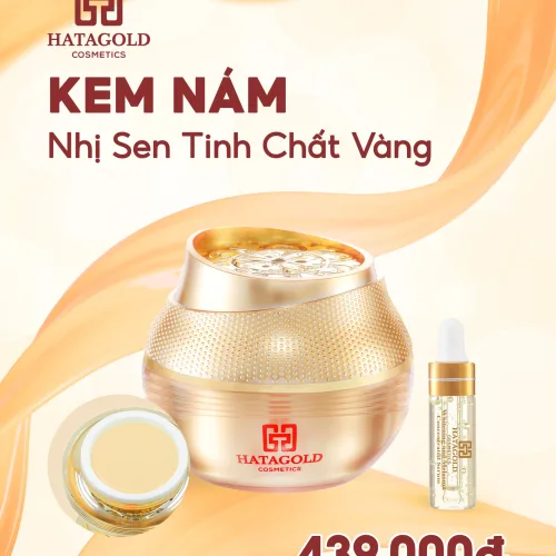 Kem nám Hatagold Cosmetics Nhị Sen Tinh Chất Vàng
