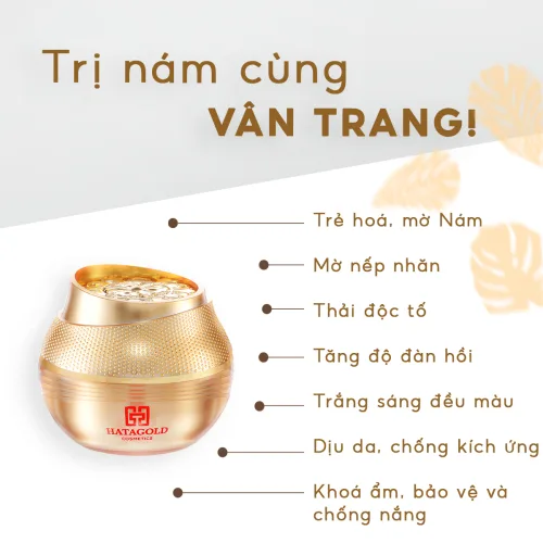 Kem nám Hatagold Cosmetics Nhị Sen Tinh Chất Vàng
