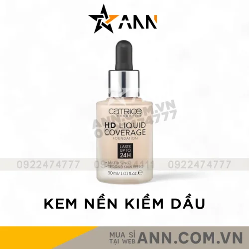 Nguồn hàng sỉ kem Nền Catrice HD Liquid Coverage Foundation 30ml - Hàng Xách Tay
