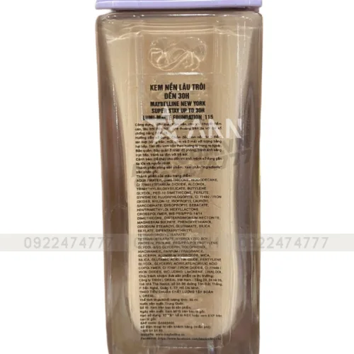 Chỗ sỉ kem Nền Maybelline New York Nắp Tím Lâu Trôi  Super Stay Up To 30H SPF16 35ml
