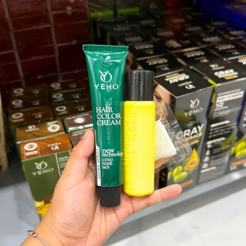 Kem nhuộm phủ bạc Yeho màu kem 60 ml, chọn mã C1-C5