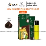Kem nhuộm phủ bạc Yeho màu kem 60 ml, chọn mã C1-C5