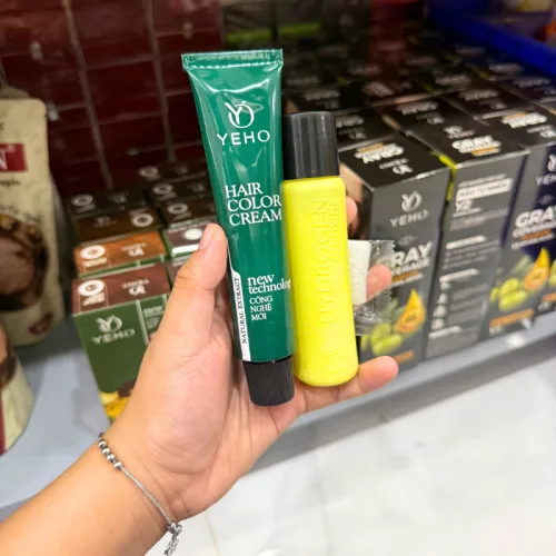 Nơi lấy sỉ kem Nhuộm Phủ Bạc Yeho C4 Màu Nâu Mật Ong - Kem Nhuộm Yeho
