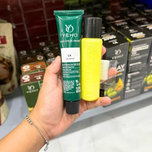Nơi lấy sỉ kem Nhuộm Phủ Bạc Yeho C4 Màu Nâu Mật Ong - Kem Nhuộm Yeho