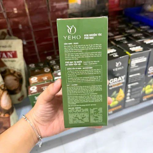 Nơi lấy sỉ kem Nhuộm Phủ Bạc Yeho C4 Màu Nâu Mật Ong - Kem Nhuộm Yeho