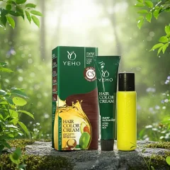 Kem nhuộm Yeho C5 phủ bạc màu nâu hạt dẻ, 60 ml