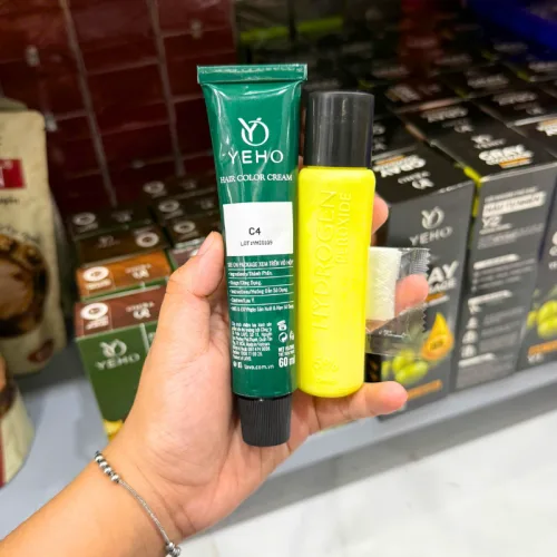 Kem nhuộm Yeho C5 phủ bạc màu nâu hạt dẻ, 60 ml