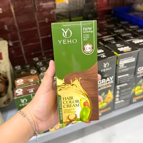 Kem nhuộm Yeho C5 phủ bạc màu nâu hạt dẻ, 60 ml