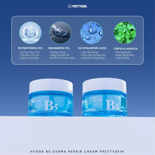 PrettySkin Hydra B5 Derma Repair Cream 52ml