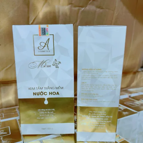Kem tắm trắng mềm nước hoa A Cosmetics bản 2024