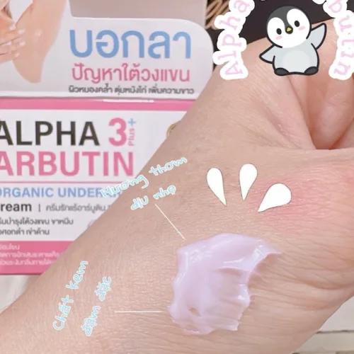 Nguồn hàng sỉ kem Thâm Nách Alpha Arbutin 3plus Organic Underarm Cream 30g