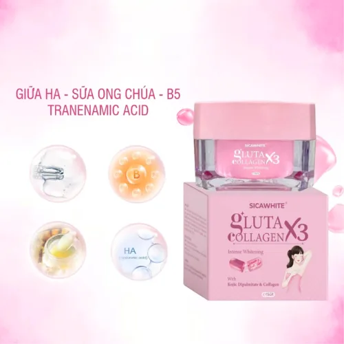Sica White Gluta Collagen x3, kem thâm nách 10g