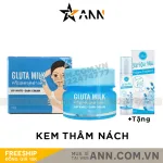 Kem Gluta Milk Vip White 15g kèm xịt khử mùi 10ml