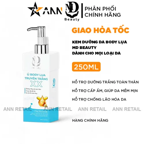 Nơi lấy sỉ kem Ủ Trắng Body Lụa MD Beauty Deep White Lotion 250ml