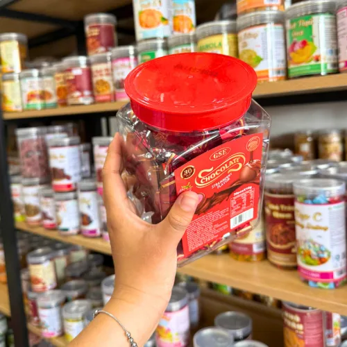 Nguồn hàng sỉ kẹo Chocolate Gse - Kẹo Sô Cô La Thơm Ngon Vị Dâu - Nho Hộp 30 Cái x 10g